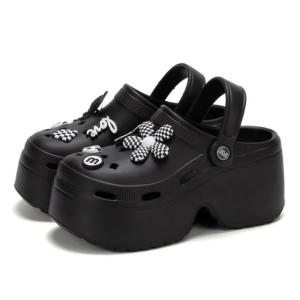 Aesthetic Platform Crocs: Y2K Coquette Style Footwear for Trendy Looks