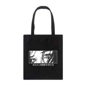 Anime Eyes Tote Bag - Y2K Aesthetic, Coquette Style, Trendy Fashion