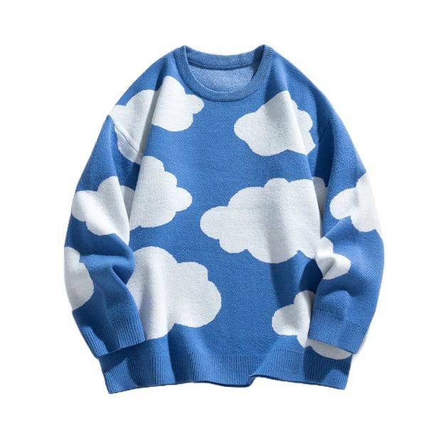 Blue Sky Sweater: Y2K Aesthetic Coquette Style for Trendy Outfits