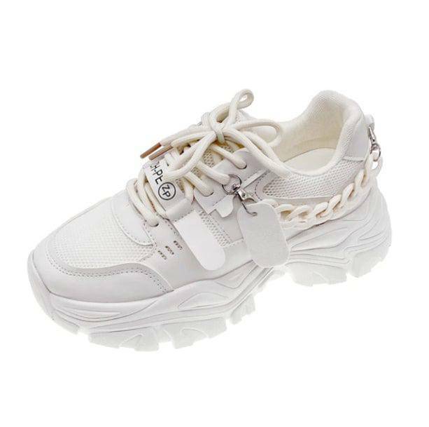 Chunky Chain Sneakers: Y2K Aesthetic Footwear for Trendy Outfits