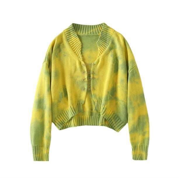 Color Explosion Sweater - Y2K Aesthetic Clothing for Trendy Outfits