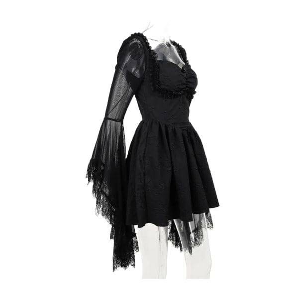 Dark Hour Mini Dress - Y2K Aesthetic Coquette Style for Trendy Looks