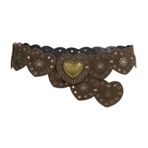 Fairycore Heart Buckle Belt - Y2K Aesthetic Coquette Clothing Accessory