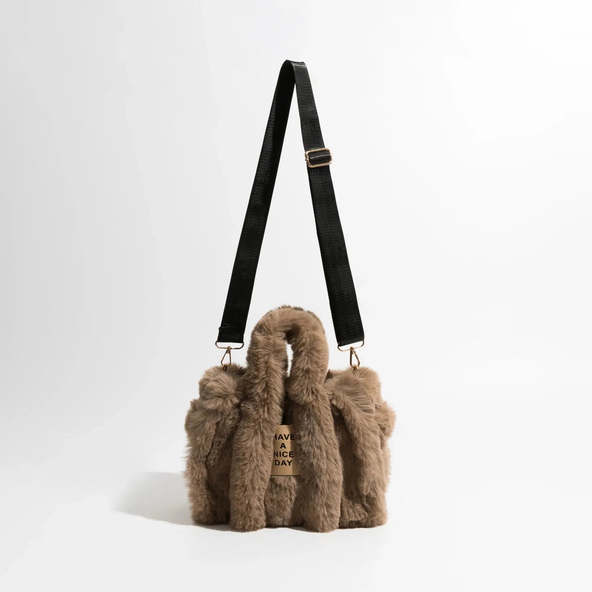 Fluffy Faux Fur Tote Bag - Y2K Aesthetic Coquette Style Accessory