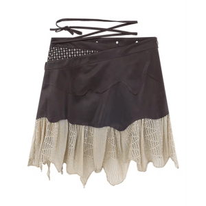 Forest Fairy Mini Skirt - Y2K Coquette Aesthetic Clothing for Trendy Looks