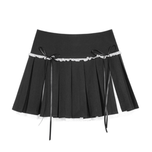 French Aesthetic Mini Skirt - Y2K Coquette Style for Trendy Outfits