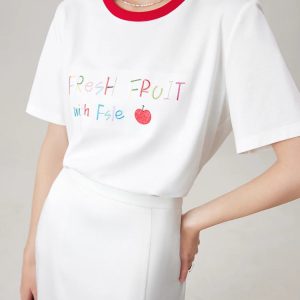 Fresh Fruit Y2K Graphic Tee - Trendy Aesthetic Clothing for Every Style