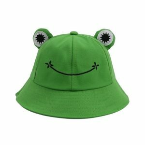 Froggy Hat: Y2K Aesthetic Coquette Apparel for Trendy Outfits