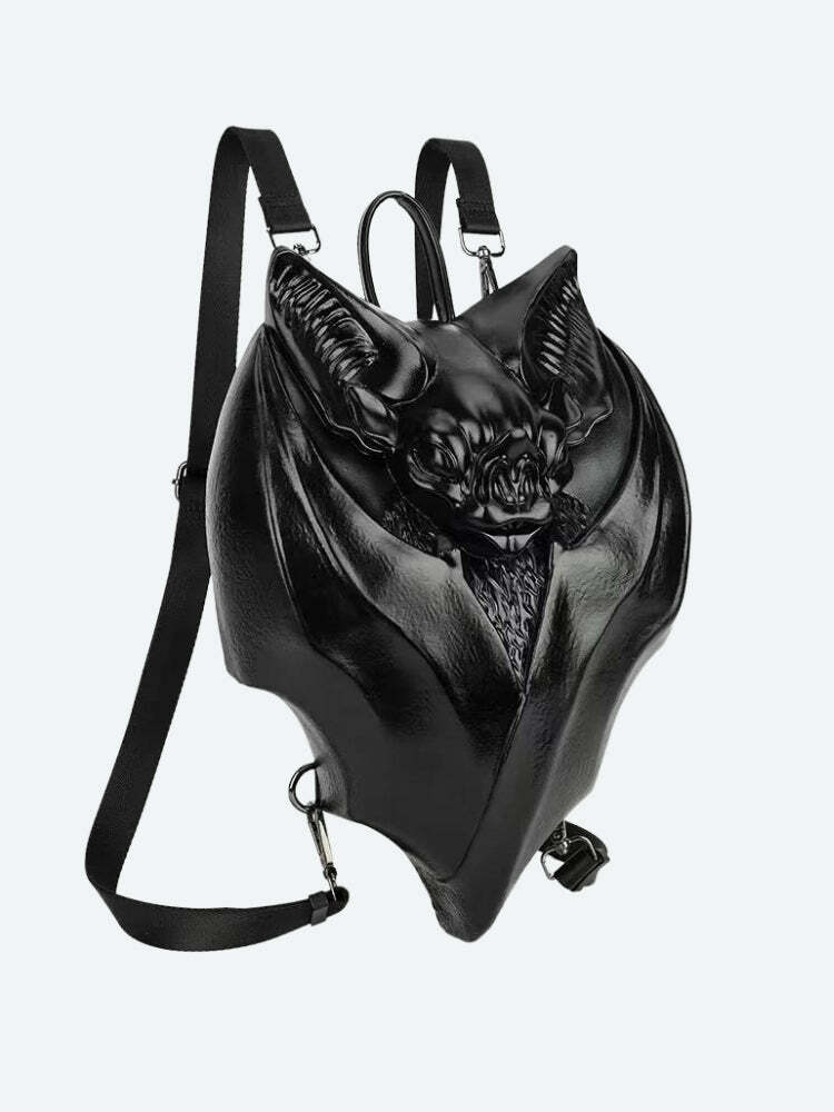 Goth Bat Backpack: Y2K Aesthetic, Coquette Style, and Unique Fashion