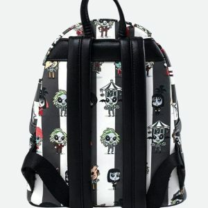 Goth Beetlejuice Backpack: Y2K Aesthetic, Coquette Style, Unique Fashion