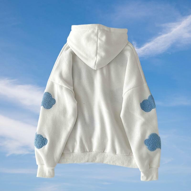 Head In The Clouds Hoodie - Y2K Aesthetic Coquette Style Apparel