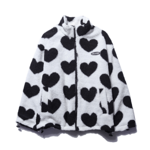 Heartflip Reversible Jacket - Y2K Aesthetic & Coquette Style Essential