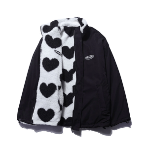 Heartflip Reversible Jacket - Y2K Aesthetic & Coquette Style Essential