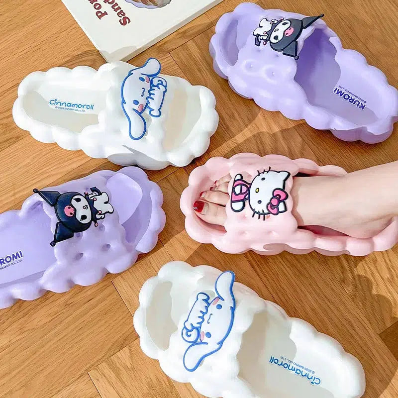 Hello Kitty Cloud Slippers - Y2K Aesthetic Coquette Style Footwear