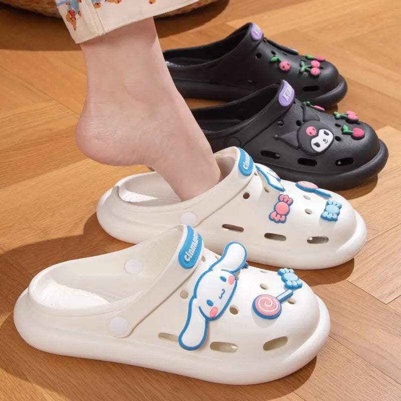 Hello Kitty Slippers: Y2K Aesthetic Coquette Style Footwear