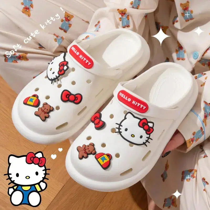 Hello Kitty Slippers: Y2K Aesthetic Coquette Style Footwear