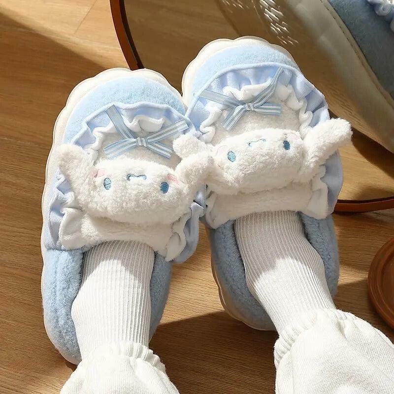 Hello Kitty Slippers: Y2K Aesthetic Coquette Style Footwear