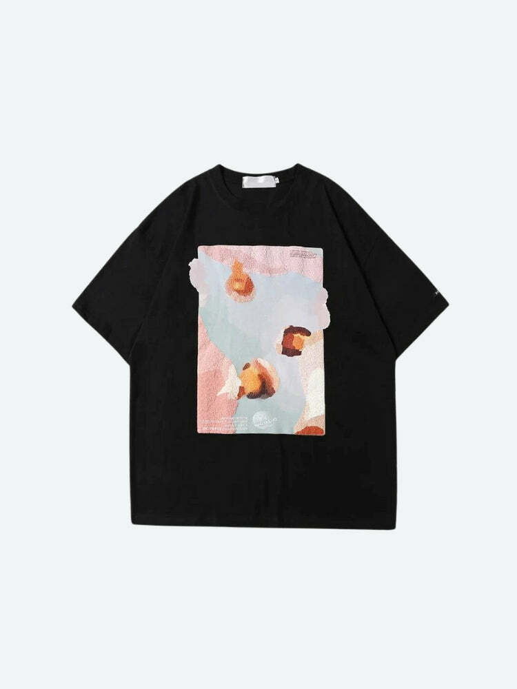 Impressionism Graphic Tee - Y2K Aesthetic Clothing for Unique Styles