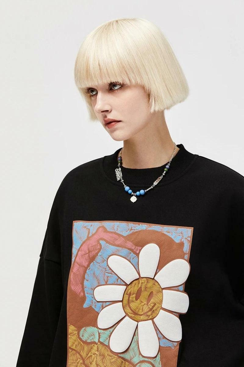 Indie Aesthetic Take a Rest Sweatshirt - Y2K Coquette Style