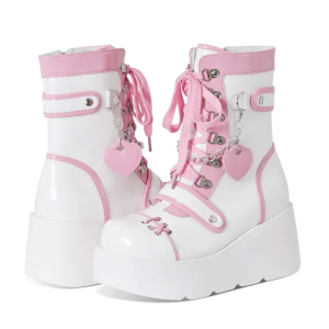 Kawaii Platform Boots: Y2K Aesthetic Footwear for Trendy Outfits