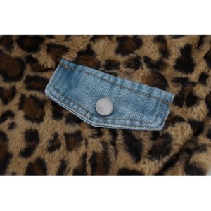 Leopard Print Reversible Jacket - Y2K Aesthetic Coquette Style