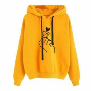 Love In Your Hand Hoodie - Y2K Aesthetic Coquette Style for Trendy Looks