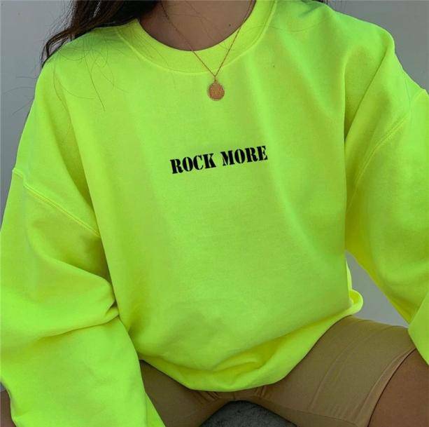 Neon Green Y2K Sweatshirt: Trendy Coquette Aesthetic Clothing