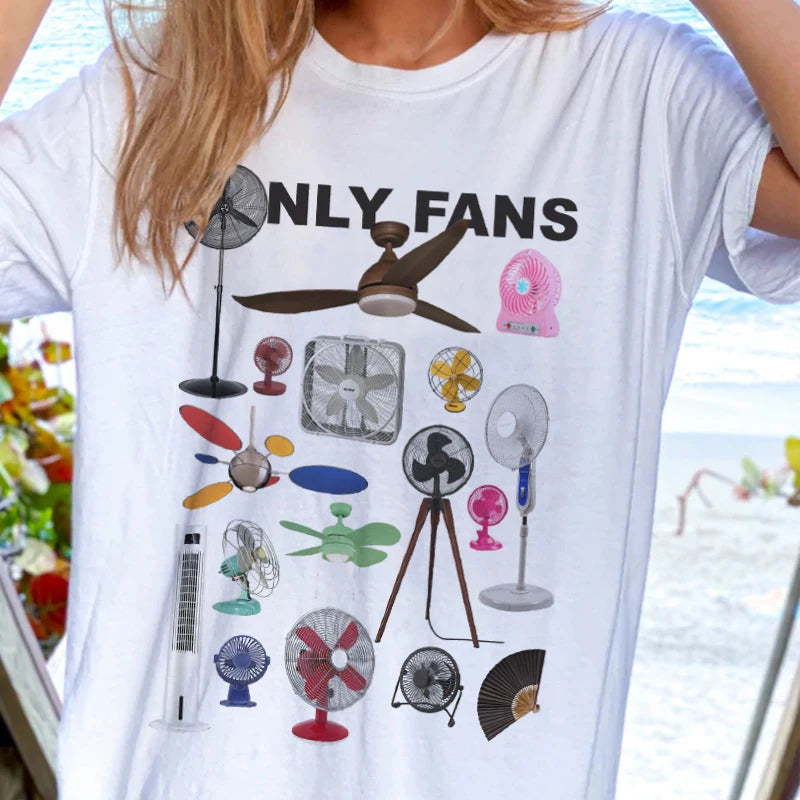 Only Fans Tee: Y2K Aesthetic Graphic Top for Trendy Outfits