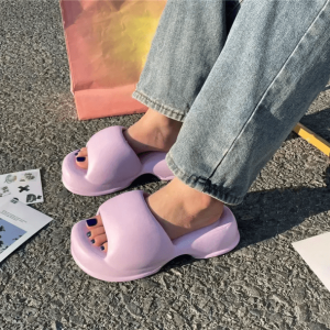 Pastel Platform Sandals for Y2K Aesthetic & Coquette Style Outfits