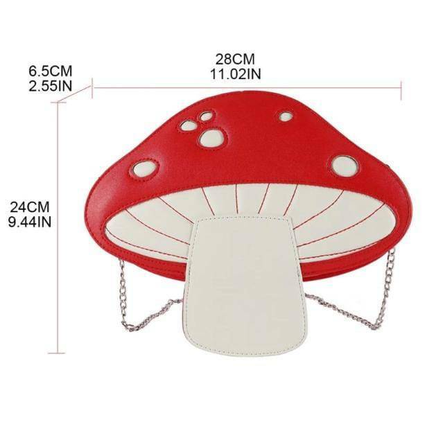 Poisonous Mushroom Bag: Y2K Aesthetic Coquette Style for Unique Fashion