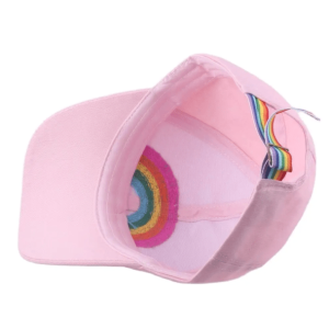 Rainbow Plush Baseball Cap - Y2K Aesthetic & Coquette Style Accessory