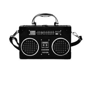 Retro Radio Handbag: Y2K Aesthetic Coquette Style for Trendy Outfits