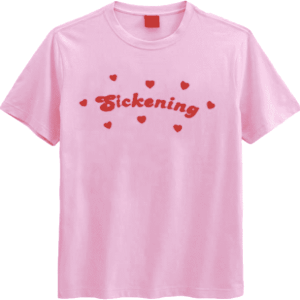 Sickening Y2K Aesthetic Tee: Embrace Coquette & Goth Styles