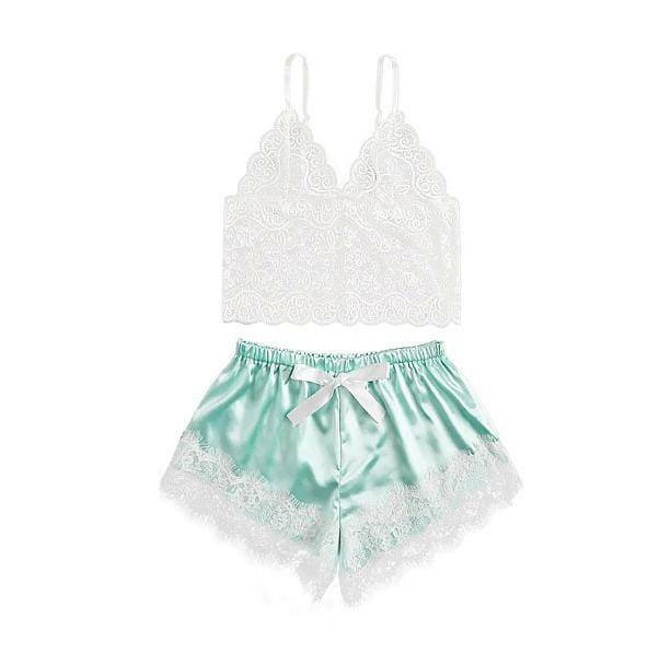 Silky Sweet Pajama Set - Y2K Aesthetic Coquette Style for Dreamy Nights