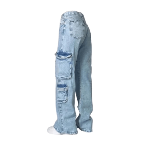 Sky Blue Y2K Aesthetic Jeans - Trendy Coquette & Soft Boy Style