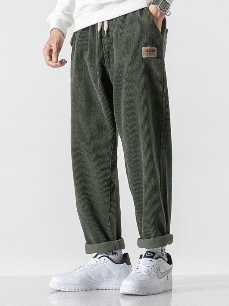 Soft Boy Corduroy Jogger Pants - Y2K Aesthetic Clothing for Trendy Looks