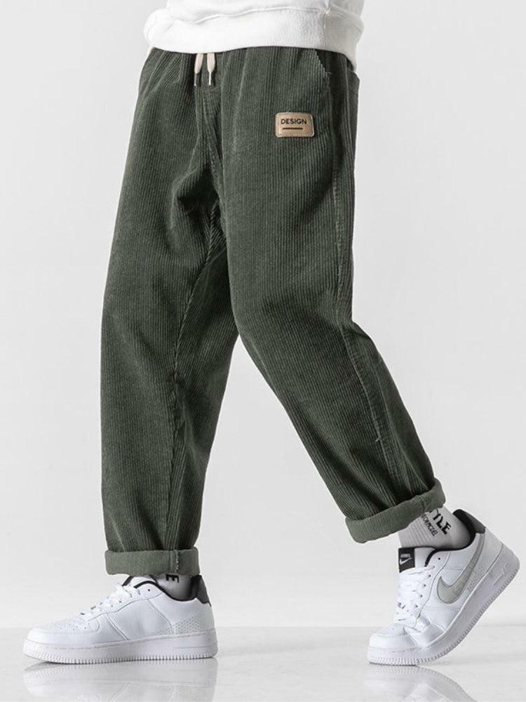 Soft Boy Corduroy Jogger Pants - Y2K Aesthetic Clothing for Trendy Looks