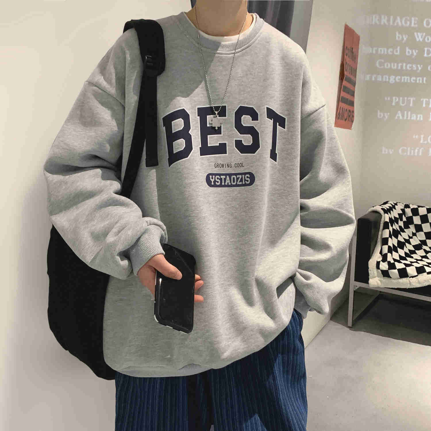 Soft Boy Oversized Sweatshirt - Y2K Aesthetic Clothing for Trendy Looks