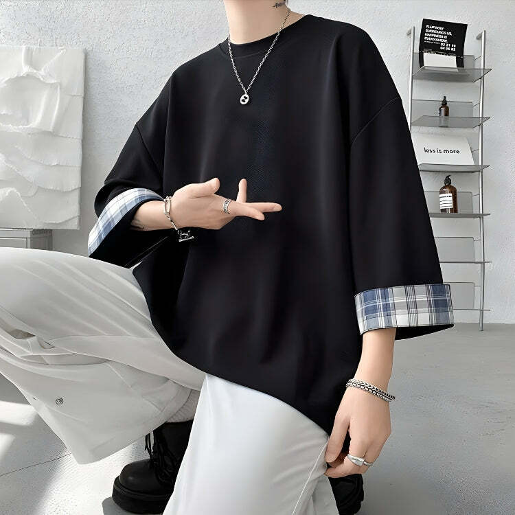 Soft Boy Oversized Tee - Y2K Aesthetic Clothing for Trendy Outfits