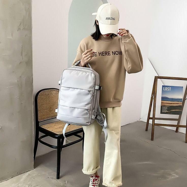 Soft Girl Aesthetic Hidden Pockets Travel Backpack - Y2K Style