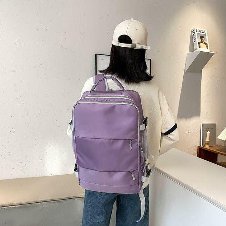 Soft Girl Aesthetic Hidden Pockets Travel Backpack - Y2K Style