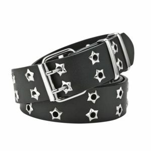 Star Eye Grunge Belt: Y2K Aesthetic Accessory for Unique Outfits