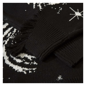 Starry Sky Sweater: Y2K Aesthetic Coquette Style for Trendy Outfits