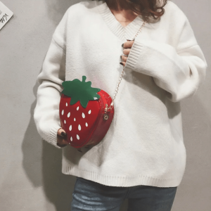 Strawberry Handbag: Y2K Aesthetic Coquette Style for Trendy Outfits