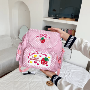 Strawberry Milk Backpack: Y2K Aesthetic Coquette Style for Trendy Looks