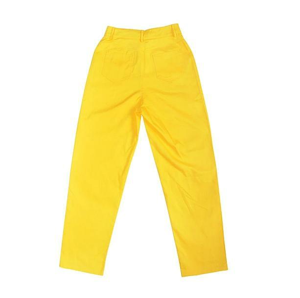 Sunny Yellow Y2K Pants: Trendy Coquette Aesthetic Outfit Essential