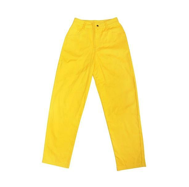 Sunny Yellow Y2K Pants: Trendy Coquette Aesthetic Outfit Essential