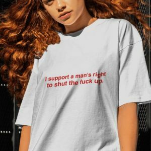 Support A Man's Right Y2K Graphic Tee - Aesthetic Coquette Style