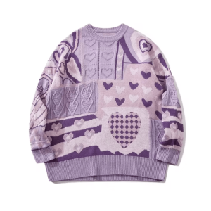 Sweetheart Sweater: Y2K Coquette Aesthetic for Trendy Outfits