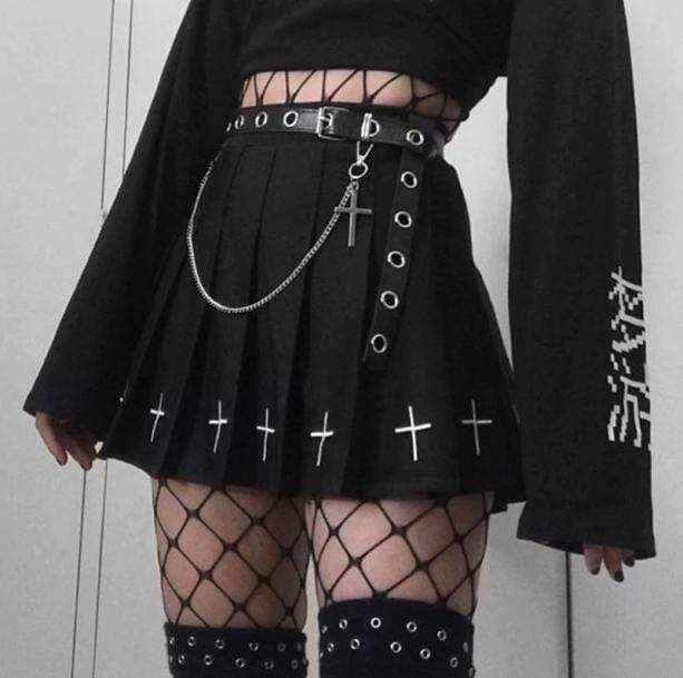 Trendy Aesthetic Grunge Skirt - Y2K Coquette Style for Unique Outfits